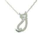 ペンダントK18ホワイトゴールドイ...