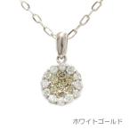 ショッピングあずき茶 ペンダント K18ホワイトゴールド イエローゴールド ピンクゴールド ネックレス ダイヤ ブラウンダイヤ 一粒石風 茶水晶 カラーダイヤ 18K 18金 ゴールド 天然石