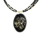 蒔絵ペンダントネックレス金箔純金伝...