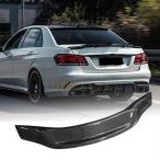 カーボン製リアトランクスポイラー メルセデスベンツEクラス W212 2010?2016年 セダン 4ドア リアブーツリッド ダックビル ハイキック ウイング