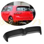 リアスポイラー合うフォルクスワーゲンV.Wゴルフ7 VII MK7 GTI R 3ドア5ドアハッチバック2014-2018ルーフウィンドウトップウィングリップネタバレ(マットブラッ