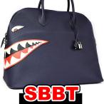  Hermes Bolide Shark 45 blue nyuitogoS metal fittings X stamp navy blue Bolide Shark same bag HERMES genuine article unused sbbt