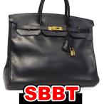 エルメス　バーキン40　黒　アルデンヌ　G金具　□D刻印 2000年製造 ブラック ゴールド金具 Black HERMES 本物 sbbt
