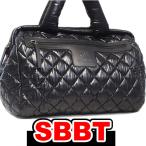  Chanel здесь ko Kuhn сумка "Boston bag" чёрный черный нейлон S металлические принадлежности CHANEL подлинный товар не использовался хранение товар up sbbt
