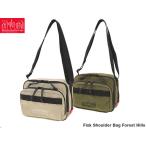 マンハッタンポーテージ フィスク ショルダーバッグ フォレストヒルズ BEIGE OLIVE ベージュ オリーブ Fisk Shoulder Bag Forest Hills