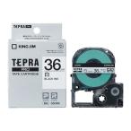  Tepra PRO лента 36mm ширина SS36K белый этикетка / чёрный знак 