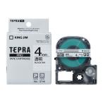 テプラPROテープ 4mm幅 ST4K 透明ラベル/黒文字