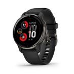 GARMIN( Garmin ) Venu 2 Plus Black/Slate AMOLED дисплей установка смарт-часы Япония стандартный товар маленький 