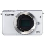 Canon EOS M10 ホワイト ボディ 美品 キヤノン EOS M10 ボディ（ホワイト） ミラーレス一眼カメラ - 最安値