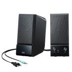  Sanwa Supply мультимедиа динамик 10W 3.5mm стерео Mini Jack подключение MM-SPL14BKN чёрный 