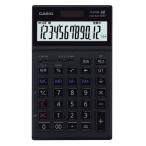  Casio деловая практика калькулятор 12 колонка JS-201SK-BK-N черный Just * тонкий модель 
