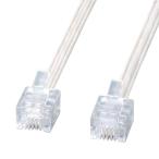  Sanwa Supply экология телефон кабель (6 высшее 4 сердцевина ) 10m белый TEL-E4-10N2