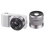 ソニー アルファ NEX-3 ダブルレンズキット NEX-3D（W）（ホワイト