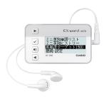  Casio цифровой одиночный язык .eks слово with ученик старшей школы модель XC-U40WE белый 