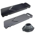 ショッピングキッチン用品 切れ味抜群のスライサーセット NEW マルチカッター 3点セット (1セット) キッチン用品