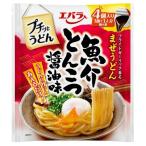 エバラ プチッとうどん 魚介とんこつ醤油味 (22g×4個)