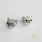 Yahoo! Yahoo!ショッピング(ヤフー ショッピング)ネコモチーフ ピアス ラインストーン cat キャット 猫 キラキラ