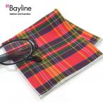 ≪おしゃれで可愛い眼鏡拭き♪≫チェック柄(レッド)  眼鏡小物  雑貨  おしゃれ  プレゼント ラッピング無料 母の日 敬老の日 父の日