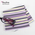 ≪おしゃれで可愛い眼鏡拭き♪≫マルチストライプ柄（パープル）眼鏡小物 雑貨 おしゃれ プレゼント