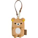  Rilakkuma мягкая игрушка чехол для пропуска все тело с ремешком soft боа производства чехол для проездного билета IC карта посещение школы ходить на работу [02] ( всего 1100 иен и больше . покупка возможно )