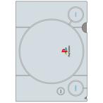  PlayStation Play Station A4 прозрачный файл документы место хранения эпоха Heisei скучающий retro игра симпатичный funbox [01] ( всего 1100 иен и больше . покупка возможно )