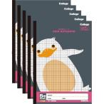キョクトウ カレッジアニマル ほうがんノート B5 クロ LT01K 5冊セット [02] 〔合計1100円以上で購入可〕