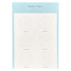  стиль стикер RADAR CHART радар chart 24 деталь ×3 вид чуть более склеивание повторный отшелушивание модель graph . данные сравнение блокнот la KONI k[02] ( всего 1100 иен и больше . покупка возможно )