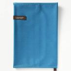 ブックカバー カダケス  B5サイズ ディープブルー シンプル コットン生地 しおり付き 男性 女性 読書 [01] 〔合計1100円以上で購入可〕