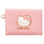  Hello Kitty футляр для карточек розовый чехол для проездного билета IC карта прозрачный окно есть стеганое полотно подарок симпатичный k Lux [02] ( всего 1100 иен и больше . покупка возможно )