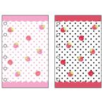  наклейка картон заправка клубника 2 рисунок × каждый 5 листов розовый красный Mini 6 6 дыра простой модель сбор хобби ... симпатичный NIC [01] ( всего 1100 иен и больше . покупка возможно )