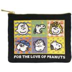  Snoopy салфетка сумка красочный рама татами вышивка карман застежка-молния бардачок симпатичный ka Mio Japan [01] ( всего 1100 иен и больше . покупка возможно )