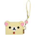  Rilakkuma катушка есть чехол для пропуска ko Rilakkuma растягивать . с ремешком чехол для проездного билета IC карта посещение школы ходить на работу [02] ( всего 1100 иен и больше . покупка возможно )