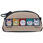 ちいかわ デッカジップペンケース ベージュ ハチワレ うさぎ 大容量 筆入れ ポーチ レトロ かわいい サンスター文具 [01] 〔合計1100円以上で購入可〕
