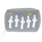  Moomin nyoronyoro пуховка принт Mini сумка серый box type очарование есть макияж мелкие вещи симпатичный Sunstar канцелярские принадлежности [01] ( всего 1100 иен и больше . покупка возможно )