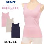 グンゼ KIREILABO 発熱起毛無縫製ラン型ウォーマー M〜LL (GUNZE KIREILABO ラン型インナー 切りっぱなし 婦人 パッドあり 秋冬用 裏起毛 吸湿発熱) (在庫限り)