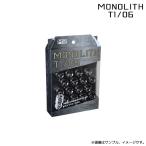 協永産業 Kics モノリス 貫通ナット T1/06 M12xP1.5 20個 グロリアス ブラック / MONOLITH MN01GK KYO-EI