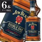 ジムビーム ダブルオーク 43度 700ml x 6本 ケース販売 アメリカ バーボンウイスキー JIM BEAM
