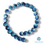 Sea drop светится ho taru стекло yonagni голубой половина полосный полосный продажа примерно 20cm бисер . свет синий цвет tonbodama [266htt]