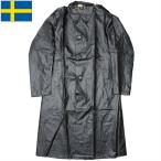 スウェーデン軍 ラバーヘビーレインコート  デッドストック ミリタリーレインコート