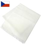 1点ならメール便可 チェコ軍 ウールスカーフ 【ホワイト】 デッドストック