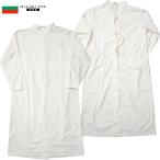 ブルガリア軍タイプ 長袖 サージカルガウン #JC118YN <br>メンズ オーバーダイ 2WAY可能 カジュアル ロング丈 コットンガウン ミ