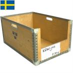  Швеция армия ящик для хранения дерево 30×40×60cm USED ZBX540UN оригинал милитари BOX дерево коробка ящик для инструментов инструмент бардачок кейс для хранения stock уличный 