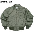 ノベルティープレゼント HOUSTON ヒューストン #5CW36P CWU-36/P フライトジャケット CWU36P 男性 メンズ セージ  グリーン ブルゾン アウター アメリカ軍