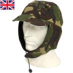 イギリス軍 MVPコールドウェザー ウィンターキャップ 防水 DPMカモ デッドストック HC073NN ウインターキャップ 帽子 ハット CAP 防寒 防風 保温 フリース