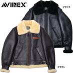 ノベルティープレゼント AVIREX アビレックス #7832950011(6121054) B-3 プレーン ムートンジャケットB3 フライト ジャケット メンズ 男性 羊革 レザー 本革 皮