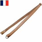  почтовая доставка возможно Франция армия кожа sling Brown USED SE040UN. армия French Army плечо ремешок ремень натуральная кожа натуральная кожа оригинал милитари армия предмет армия моно 