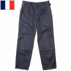 フランス軍 メカニック ワークパンツ ネイビー USED PP451UN 仏軍 ボトムス ズボン コットン ポリエステル ポリコットン カジュ