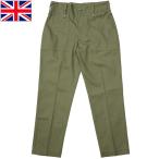 イギリス軍 フィールドパンツ オリーブ 3ポケット デッドストック PP239NN 英国 UK ファティーグ トラウザーズ ズボン ボトムス ベイカーパンツ ライトウェイト