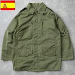 ショッピングused スペイン軍 フィールドジャケット オリーブ USED コンバットジャケット 戦闘服 上着 アウター ブルゾン ポリコットン グリーン