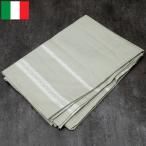  Италия армия EI bed простыня хлопок серый 240×185cm неиспользуемый товар EE873NN суша армия ARMY постельные принадлежности Flat простыня покрытие сиденье коврик оригинал милитари армия предмет 